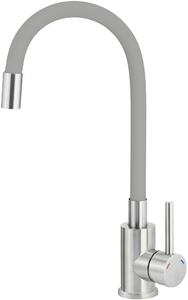 Deante Luno rubinetto da cucina verticale grafite/grigio BOC_S720