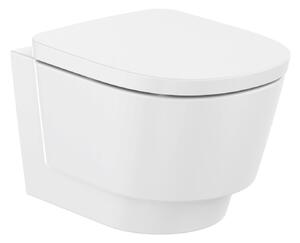 Roca Tura vaso wc sospeso senza brida bianco lucida A346697000
