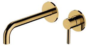 Omnires Y rubinetto per lavabo da incasso oro Y1215HLROGL