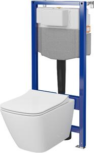 Cersanit City Square set modulo di installazione con vaso wc e copriwater S701-890