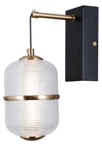 ITALUX WL-34375-1-BK - Lampada da parete LED ALANI LED/6W/230V 3000K nero/oro