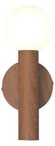 ITALUX WL-33574-1-WD - Lampada da parete FILANO 1xG9/5W/230V marrone