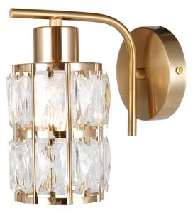 ITALUX WL-40668-1-HBR - Lampada da parete ALMA 1xE27/40W/230V dorata