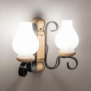Brilagi - Applique RUSTIC 2xE14/40W/230V rovere