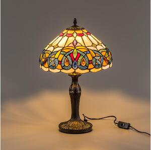 Brilagi - Lampada da tavolo Tiffany in vetro colorato LUISA 1xE27/40W/230V