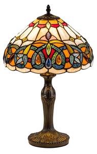 Brilagi - Lampada da tavolo Tiffany in vetro colorato LUISA 1xE27/40W/230V