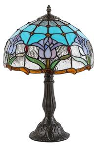 Brilagi - Lampada da tavolo Tiffany in vetro colorato LORAS 1xE27/40W/230V