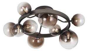 Brilagi - Lampadario LED a plafone MILLA 10xG9/3W/230V marrone/marrone fumé