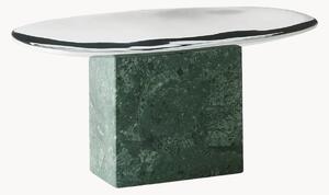 Vassoio decorativo con base in marmo Sapoto