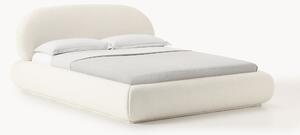 Letto imbottito in teddy con contenitore Alba