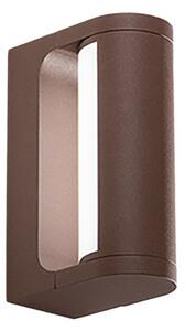 Applique orientabile esterno ip65 perenz orienta 8332 e lc 12w led 3000k 960lm metallo alluminio corten - Perenz