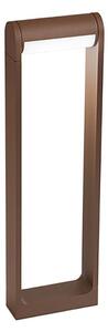 Lampioncino orientabile esterno ip65 perenz orienta 8334 e lc 12w led 3000k 960lm metallo alluminio corten - Perenz
