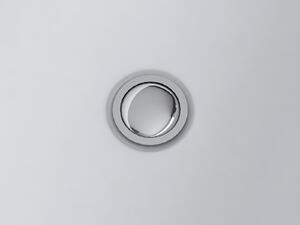 Vasca freestanding bianco sanitario acrilico singolo 150 x 75 cm forma ovale troppopieno sistema design moderno Beliani