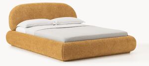 Letto imbottito in teddy bouclé Alba