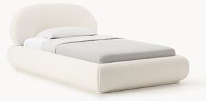 Letto imbottito singolo in teddy Alba