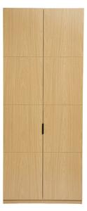Armadio con appendiabiti in finitura legno quercia L90 cm GARENCE