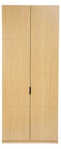 Armadio con appendiabiti in finitura legno di quercia L90 cm GARENCE