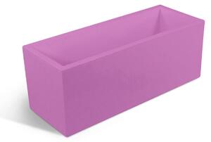 Fioriera rettangolare porta vaso OASI Dimensione 30x60x h 30 cm per uso interno esterno peso 4,5 kg colore Glicine