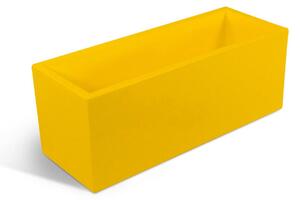 Fioriera rettangolare porta vaso OASI Dimensione 30x60x h 30 cm per uso interno esterno peso 4,5 kg colore Giallo