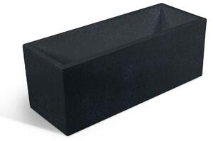 Fioriera rettangolare porta vaso OASI Dimensione 30x60x h 30 cm per uso interno esterno peso 4,5 kg colore Grafite