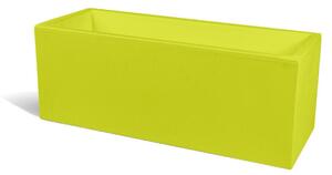 Fioriera rettangolare porta vaso OASI Dimensione 30x80x h 30 cm per uso interno esterno peso 5 kg colore kiwi