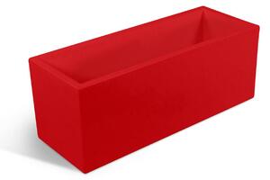 Fioriera rettangolare porta vaso OASI Dimensione 30x60x h 30 cm per uso interno esterno peso 4,5 kg colore Fragola