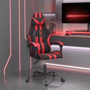 VidaXL Sedia da gioco in ecopelle nera e rossa
