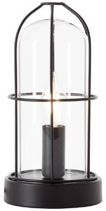 Lampada BRILLIANT Lampada da tavolo Storm nera | 1x D45, E14, 40W, adatta per lampade a goccia (non incluse) | Con interruttore a cavo intermedio
