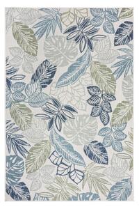 Tappeto da interno e esterno verde e blu 120x170 cm Bella Leaf – Flair Rugs