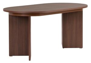 Tavolo da pranzo con effetto noce allungabile con estensione 90x160 cm Sorell – Kalune Design