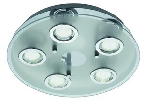 Eglo 54563 - Plafoniera LED 5xGU10/3W/230V cromo lucido