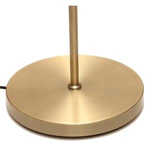Lampada da terra LED con dimmer NORA LED/25W/230V 2200/3000/4000K + LED/5W 3000K oro + telecomando
