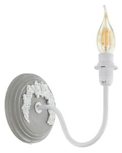 Eglo 33005 - Lampada da parete 1xE14/40W/230V bianca/grigia