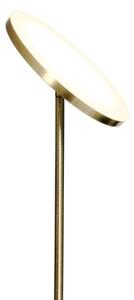 Lampada da terra LED con dimmer NORA LED/25W/230V 2200/3000/4000K + LED/5W 3000K oro + telecomando