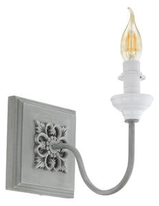 Eglo 33002 - Lampada da parete 1xE14/40W/230V grigia