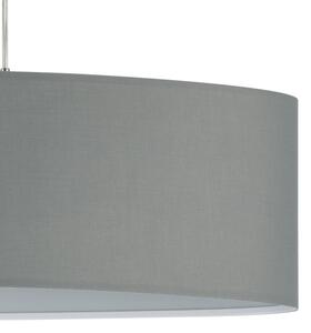 Eglo 55276 - Lampada a sospensione con cavo PASTERI 2xE27/60W/230V grigio