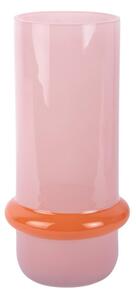 Vaso rosa chiaro in vetro (altezza totale 28 cm) Animado Anillo – PT LIVING