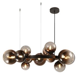 Brilagi - Lampadario LED a sospensione con cavo MILLA 15xG9/3W/230V marrone/marrone fumé