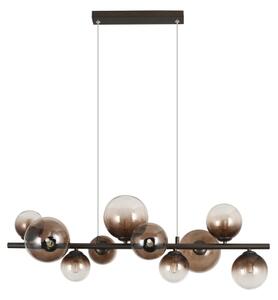 Brilagi - Lampadario LED a sospensione su cavo MILLA 10xG9/3W/230V marrone/marrone fumé