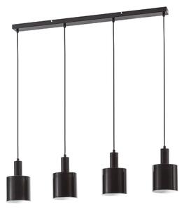 Lampada a sospensione Lindby, Ovelia, dimmerabile, Nero, Cucina, Metallo, Moderno