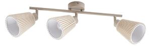 Plafoniera NOLA, Percy, dimmerabile, Beige, Soggiorno, Tessuto / Tessile, Moderno