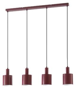 Lampada a sospensione Lindby, Ovelia, dimmerabile, Rosso, Cucina, Metallo, Moderno