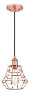 Westinghouse 6105240 - Lampadario a sospensione con cavo NATHAN 1xE27/60W/230V rame