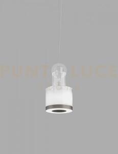 Medea sospensione 2 bianco sfumato acciaio satinato l3204 led 3000k