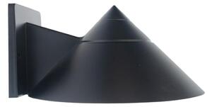 Brilagi - Braccio da parete per esterni HARBOR CONE 1xE27/40W/230V 20 cm IP33 nero