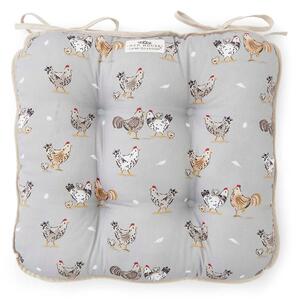 Cuscino per sedia in cotone 36x34 cm Hen House – Cooksmart ®
