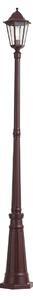 Lanterna da esterno classica rosso scuro 213 cm IP44 - Havana
