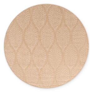 Tappeto da interno/esterno rotondo beige/avorio ø 160 cm Duet Liora – NORTHRUGS