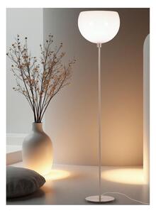 PLANET PIANTANA H176 CM IN METALLO 4 COLORI E PARALUME D35 CM IN ACRILICO BIANCO DESIGN MODERNO