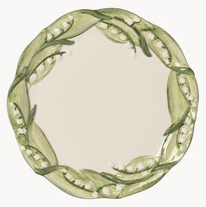 Piatto colazione dipinto a mano Lily of the Valley